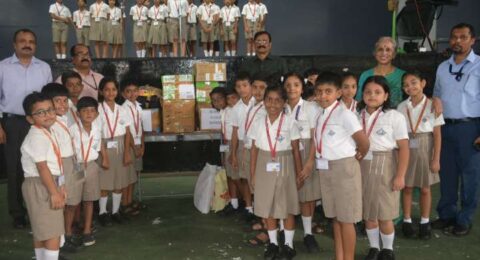 Global-Public-School-donate-supplies-to-flood-affected-children.