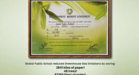 Green-Certificate-on-Environment-Day-2022