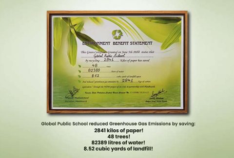 Green-Certificate-on-Environment-Day-2022